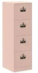 vidaXL Aktenschrank 2 pcs Rosa 44 x 50 x 139 cm Kaltgewalzter Stahl
