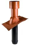 Pluggit Dachhaube ged&auml;mmt DN160 rot Kunststoff - DH160-KR