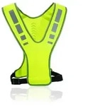 RUNQIN Reflektorweste, Flexibel Einstellbar Sicherheitsweste Fahrrad,...