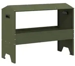 vidaXL Futtertr&ouml;ge f&uuml;r Nutztiere Olive Gr&uuml;n 79 x 35 x 62 cm