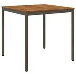 vidaXL Gartenbar-Tisch Natur und Kaffee 110 x 108,5 x 105 cm