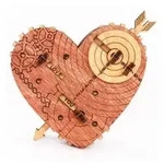 0785045811193 - Cluebox Tin Woodman`s Heart - Schatzkiste mit Codeschloss, ab 14