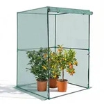 VEVOR Pflanzenschutzzelt, 1200x1200x1800 mm Pflanzenschutznetz, T&uuml;r mit
