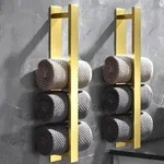 Handtuchhalter ohne Bohren Silber Edelstahl Wand Golden-2