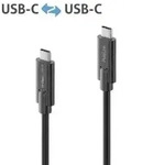 PureLink Premium USB 3.2 Gen. 2 Kabel, bis 100 Watt, USB St. C/USB St. C, schwarz,