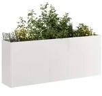 vidaXL Pflanzk&uuml;bel 200x40x80 cm Edelstahl
