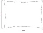 vidaXL Kopfkissen FULDA 50 x 70 cm 100% G&auml;nsedaunen und -federn Wei&szlig;