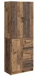 vidaXL Schrankset 2 pcs Altholz Holzwerkstoff