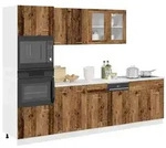vidaXL 7-tlg. K&uuml;chenschrank-Set Lyon Altholz-Optik Holzwerkstoff