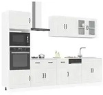 vidaXL 7-tlg. K&uuml;chenschrank-Set Kalmar Hochglanz-Wei&szlig; Holzwerkstoff