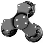 Ram Mounts RAP-365-224-1BURAM Twist-Lock Triple Suction Cup Base with AMPS Hole