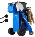 VEVOR Strandwagen mit Vollgummir&auml;dern (10 Zoll), Faltbarer Strandtrolley mit
