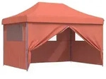 vidaXL Party-Zelt Terrakotta 279 x 410 x 315 cm Oxford-Stoff