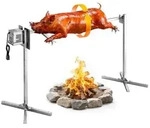 VEVOR Spanferkelgrill Lammgrill Spie&szlig;bratengrill 1321 mm Rotisserie-Grill AC 220-240