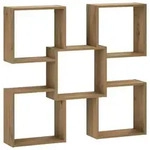 vidaXL Wandregal Artisan-Eiche 99,5 x 17 x 91 cm Holzwerkstoff