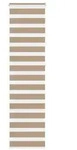 vidaXL Zebrarollo Sandbraun 60x230 cm Stoffbreite 55,9 cm Polyester