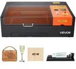 VEVOR Lasergravierer CO2 45W, 300x200 mm, Tisch-CO2-Lasergravurmaschine mit