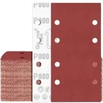 80 St&uuml;ck Schwingschleifer Schleifpapier 93x185 mm Klett P800 8 L&ouml;ch...
