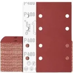 80St&uuml;ck Schwingschleifer Schleifpapier 93x185 mm Klett P400 8 L&ouml;ch...