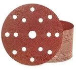 Schleifpapier 150mm Klett 15 Loch 80 K&ouml;rnung 50 St&uuml;ck