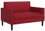 vidaXL XXL-Sessel Bordeauxrot Kunstleder