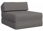vidaXL Klappsofa Bett Hellgrau 60 x 70 x 41 cm Stoff