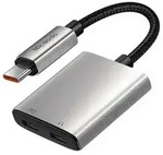 Mcdodo 2 in 1 Audio-Adapter USB-C auf 2x USB-C Laden und Audiowiedergabe