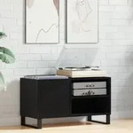 vidaXL Plattenschrank Schwarz Eiche 84,5x38x48 cm Holzwerkstoff