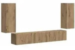 vidaXL TV-Schrankset 4 pcs Artisan-Eiche Holzwerkstoff