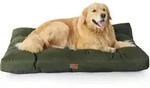 Hundekissen XXL waschbar gepolstert Gr&uuml;n L 111 x B 89 x H 10 cm