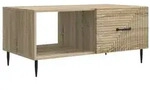 vidaXL Couchtisch Sonoma-Eiche 90 x 50 x 40 cm Holzwerkstoff