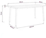 vidaXL Live Edge Esstisch 160 x 90 x 75 cm Massivholz Akazie