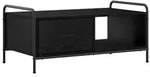 vidaXL Couchtisch Schwarz Eichen-Optik 90 x 49 x 41 cm Holzwerkstoff