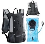 VEVOR Trinkrucksack 8 L isolierter Rucksack mit 2 L TPU-Wasserblase Laufrucksack
