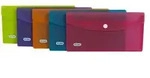 ELBA Urban Brieftaschen, DIN Lang, Pack mit 5 Taschen, PP, transluzent sortiert