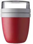 Mepal - Lunchpot Ellipse - Nordic Red/Rot &ndash; 500 ml praktischer Reisebecher,