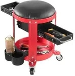 VEVOR rollbarer Werkstatthocker Werkstattsitz (136 kg belastbar) Garagensitz