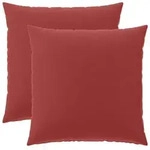 vidaXL Kissenbezug 2 pcs HEERLEN Weinrot 65 x 65 cm Polyester