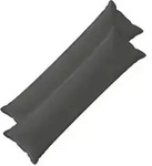 vidaXL Kissenbezug 2 stk. HOUTEN Anthrazit 40 x 145 cm Polyester
