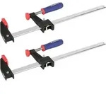Schraubzwingen 2 Spannkraft272kg Maultiefe80mm QuickRelease 300mm