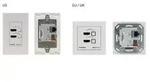 Kramer Wall-Plate Auto-Switcher WP-211T/US(W/B)