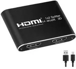 HDMI-Splitter 1x2, HDMI Verst&auml;rker, Verl&auml;ngerung, 3D 1080P 10 m 4K 5 m