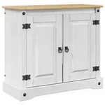 vidaXL Aquariumst&auml;nder Corona Wei&szlig; und Braun 81,5 x 37 x 73 cm