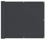 vidaXL Balkonsichtschutz Schwarz 90 x 200 cm