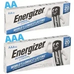 20x Energizer Ultimate Lithium Set - 10x AA L91 + 10x AAA L92 - 1,5V