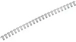 Drahtbinder&uuml;cken WireBind A5 Nr. 4 6,3mm VE=250 St&uuml;ck wei&szlig;