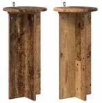 vidaXL Pflanzenst&auml;nder 2 pcs Altholz 29,5 x 29,5 x 60 cm Holzwerkstoff