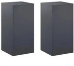 vidaXL Pflanzenst&auml;nder 2 pcs Anthrazit 40 x 40 x 80 cm