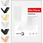 Bilderrahmen 50x70 Silber Metallrahmen Alu | Silber 50x70cm 1x