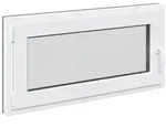 Kellerfenster RISOR Anthrazit 100 x 50 cm PVC und Glas